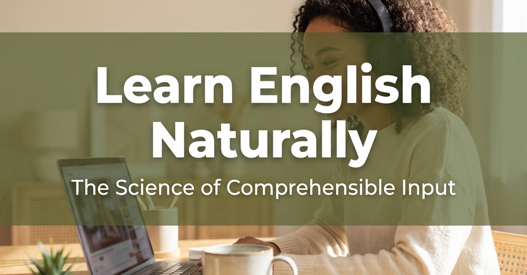 Comprehensible Input: The Science-Backed Way to Learn English Naturally