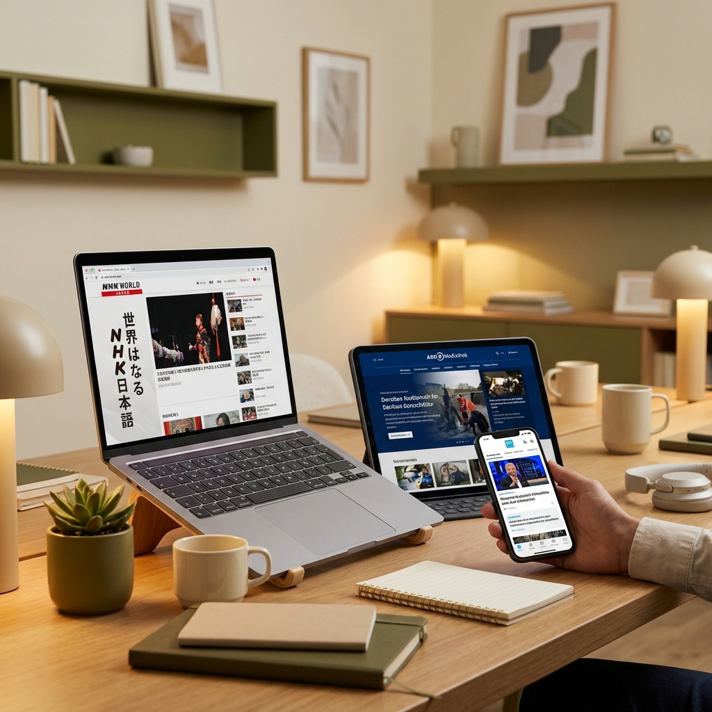 Discover world cultures through foreign media on multiple devices with FluentCap transcription