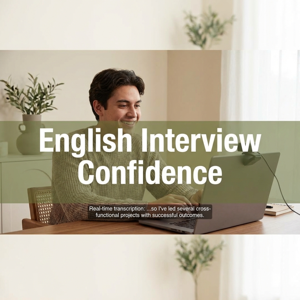 English Interview Confidence | Live Captions