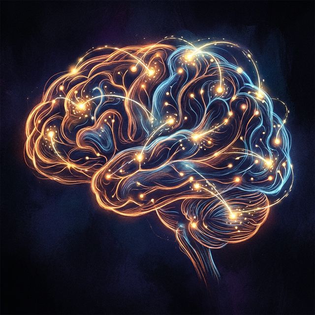 Neural pathways forming during language immersion — bilingual brain development and adult neuroplasticity visualization