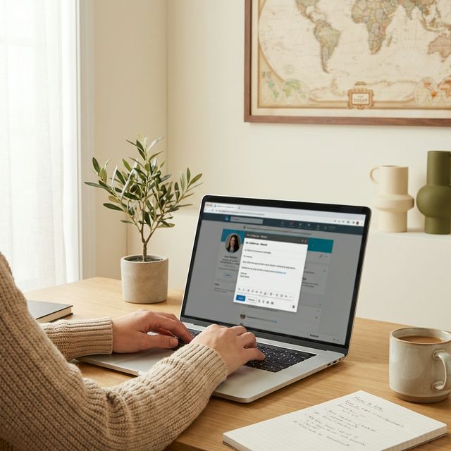 Language skills for international networking - professional building global connections via follow-up communication