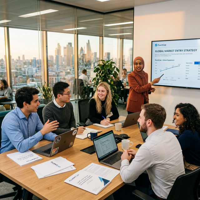 Professional building language skills through immersive content for international career preparation